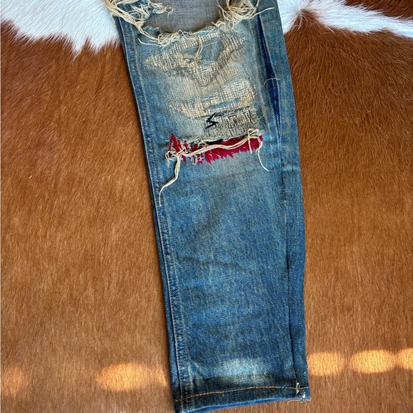 Undercover 68 Red Yarn Japanese Denim (Size M) - Picture 2 of 9